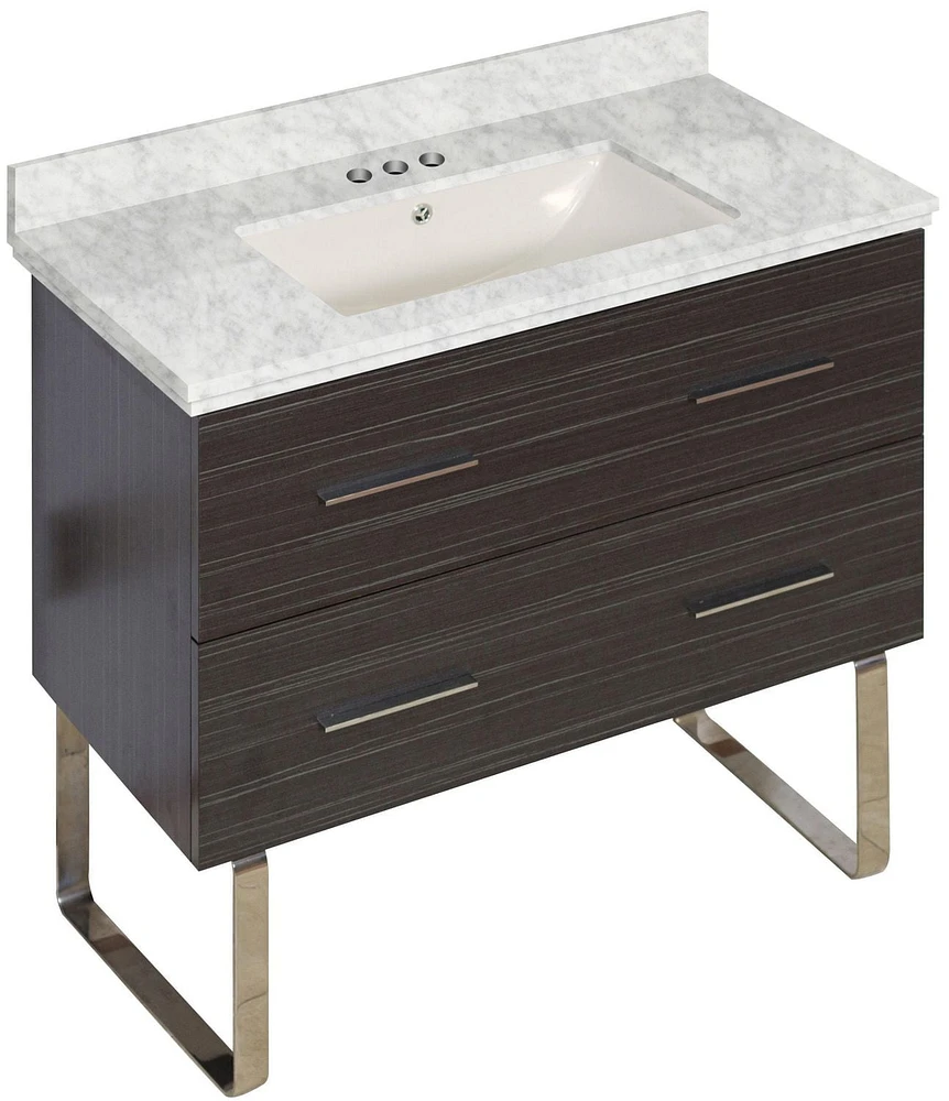 Imaginations Américaines po W Vanity Set Gris