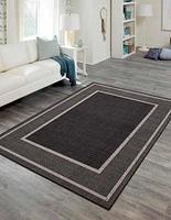 Tapis Moderne ECARPET pour Salon, Salle à Manger et Chambre à Coucher Collection<br>Jute Natura