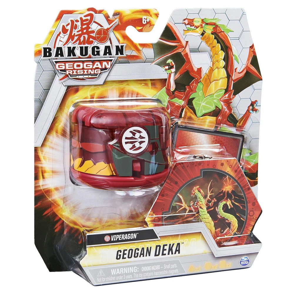 Bakugan Geogan Deka, Viperagon, Figurine transformable géante à collectionner, pour les enfants à partir de 6 ans