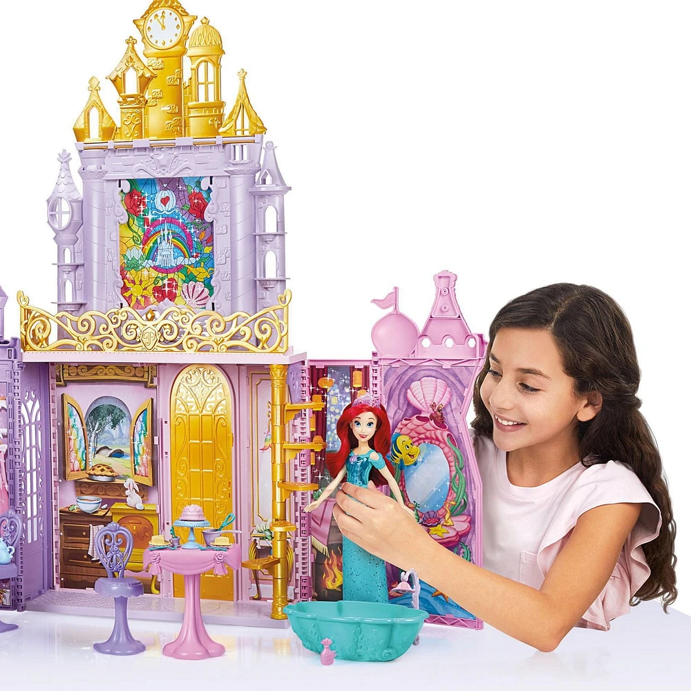 Disney Princess Fold 'n Go Celebration Castle, maison de poupée pliante