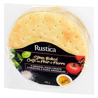 Rustica Stone Baked 3 Original Pizza Crusts, 3 pack, 345 g