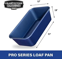 Granitestone Blue Nonstick Loaf Pan – Oven and Dishwasher Safe