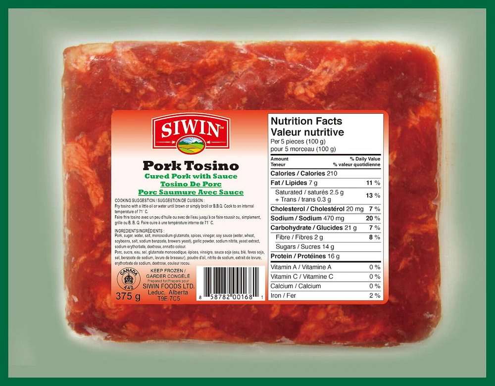 Tosino De Porc Tos Piquante