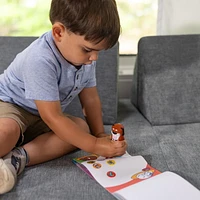 Melissa & Doug Sticker WOW! bloc d'activités de 24 pages et estampeuse à autocollants, 300 autocollants, loisirs créatifs, jouet à manipuler, figurine à collectionner, chien