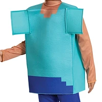 Child's Minecraft Steve Classic Plus Costume