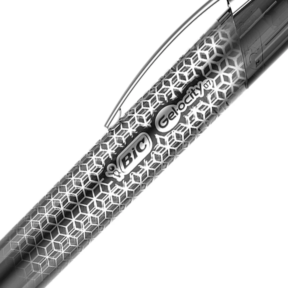 Stylo gel rétractable BIC Gel-ocity Ultra, 3 encres variées, Le stylo gel de qualité supérieure est doté d’une encre résistante à l’eau, à la décoloration et à la fraude Paquet de 3