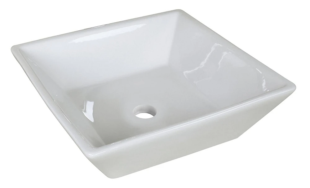Imaginations américaines 15,75 po. W Vessel Blanc