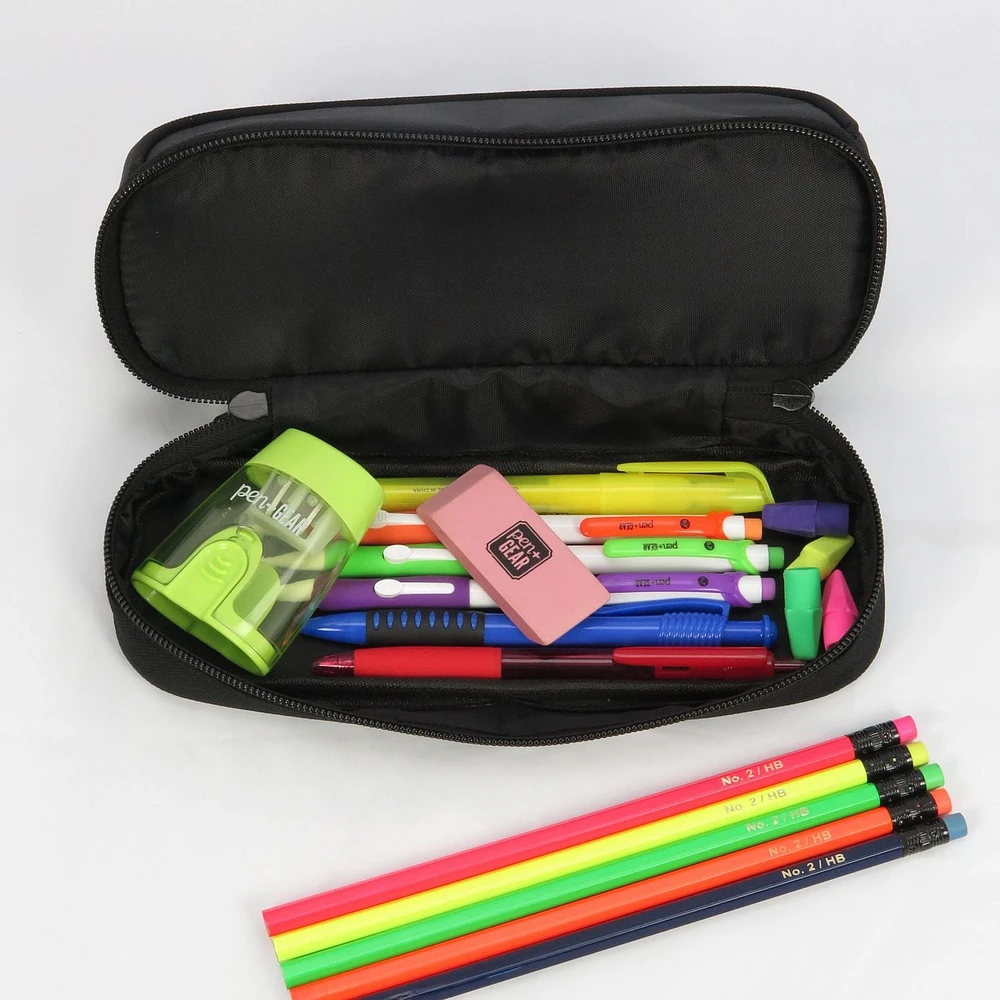 Pen+Gear 2 Compartments Pencil Pouch