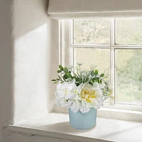 Pot de pivoines et hortensias Artificielle