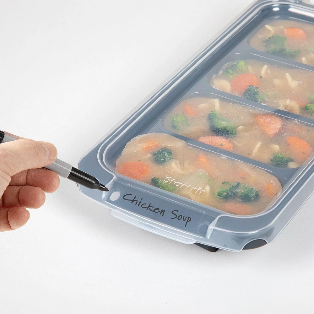 Starfrit Portion et congélo 4 x 250ml (1 tasse)