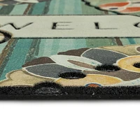 Mainstays Beinvenue Medaillon 18" x 30" Tapis Paillasson, 33,8 cm x 61 cm