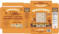 Manischewitz - Organic Matzo - Case Of 12 - 10 Oz