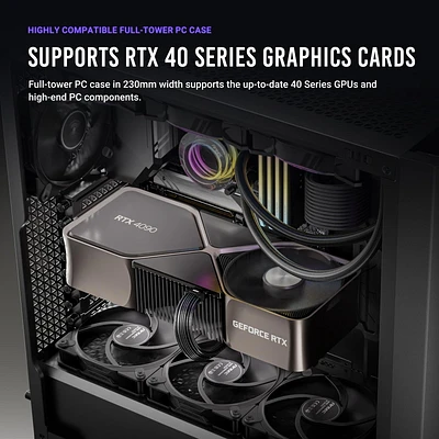 ANTEC PERFORMANCE 1 FT ARGB - Full-Tower - E-ATX - Highly Compatible PC Case