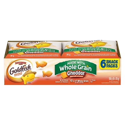 Goldfish Cheddar Crackers Made with Whole Grain Snack Packs