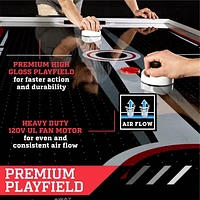 ESPN Premium 84 Inch Air Powered Hockey Table with LED Touch Screen Scorer