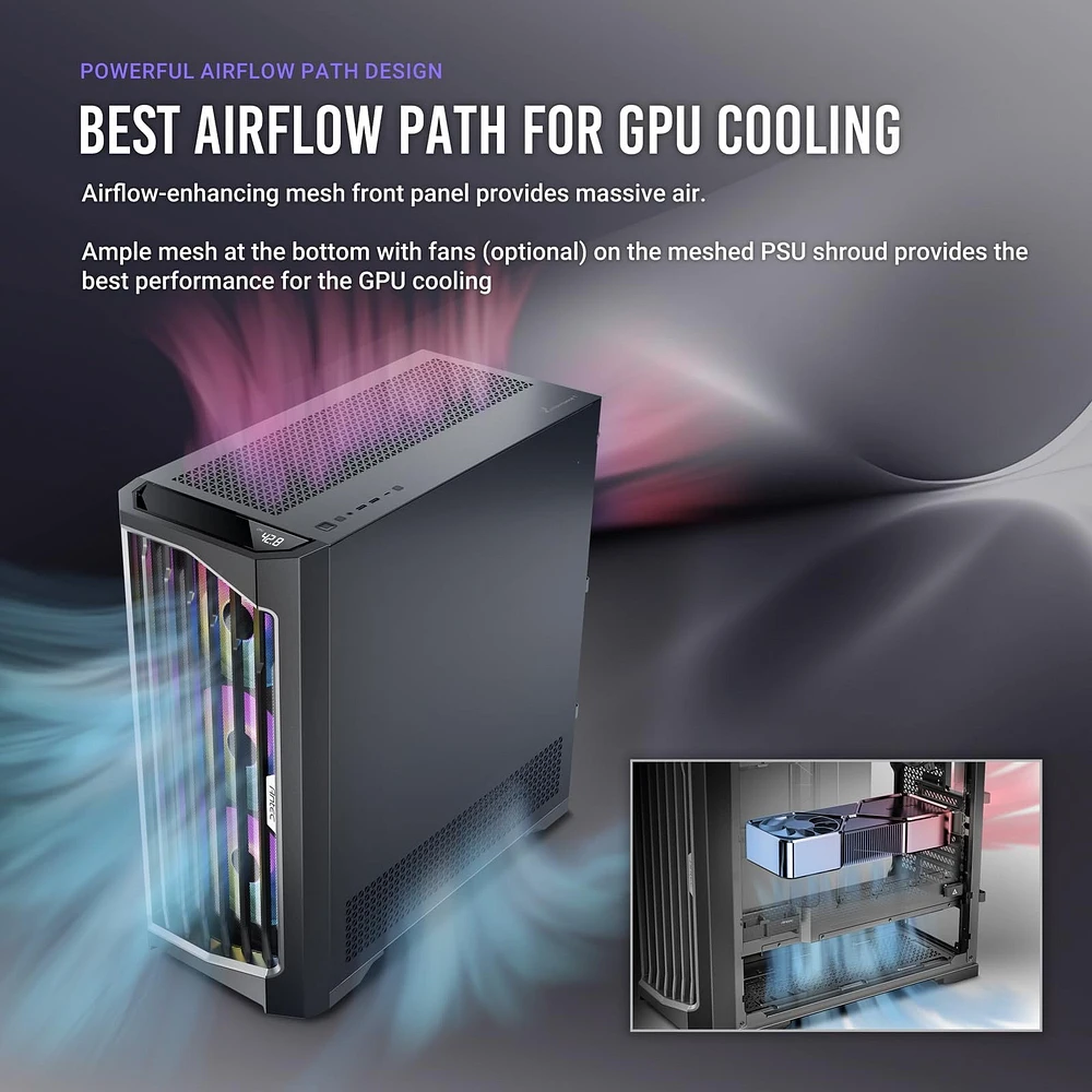 ANTEC PERFORMANCE 1 FT ARGB - Full-Tower - E-ATX - Highly Compatible PC Case