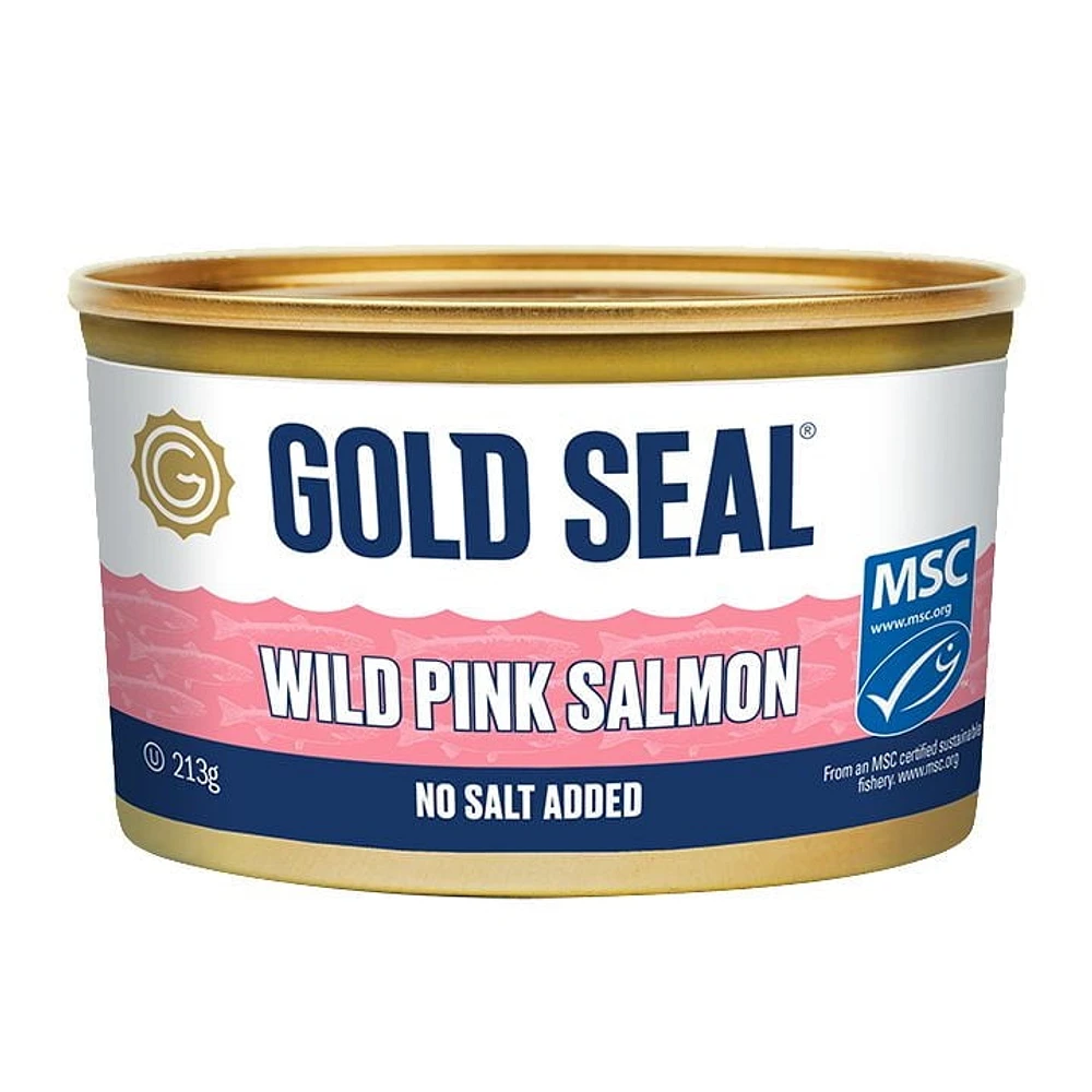 Gold Seal Saumon rose sauvage Sans sel ajouté GS SAUMON ROSE SANS SEL 213G
