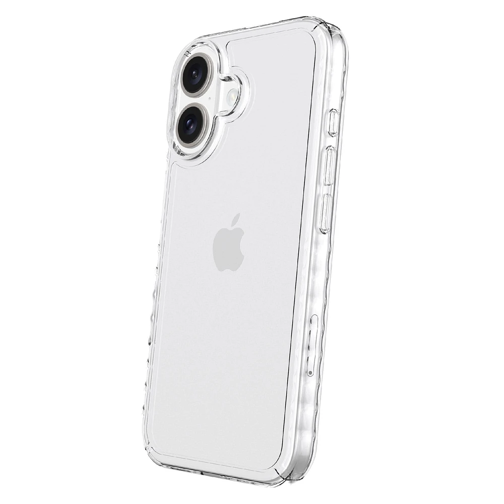 Étui protecteur en gel pour téléphone iPhone 16 de onn., prises latérales renforcées Protection contre chutes 1,8 m