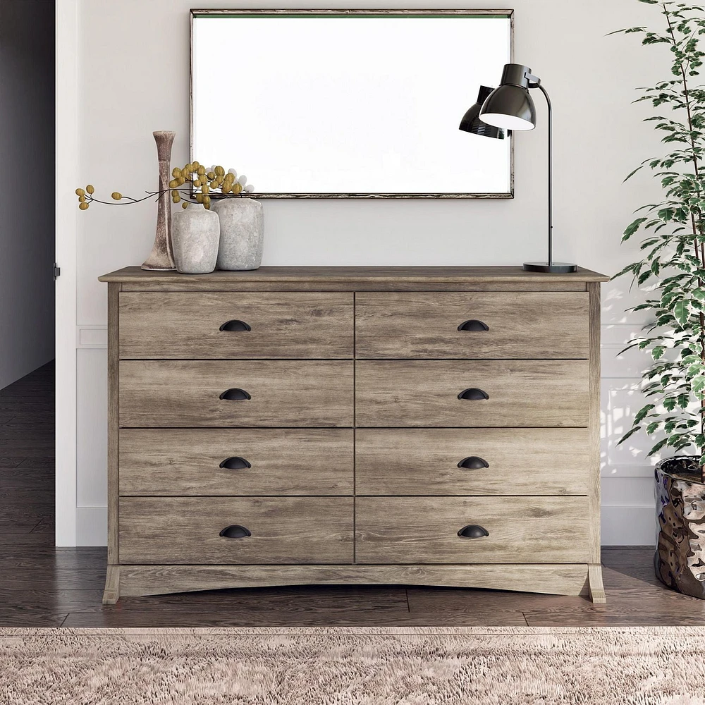 Prepac Commode à huit tiroirs