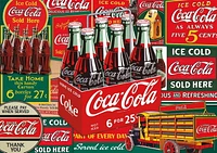 Buffalo Games Le puzzle Americana Coca-Cola Evergreen en 500 pièces