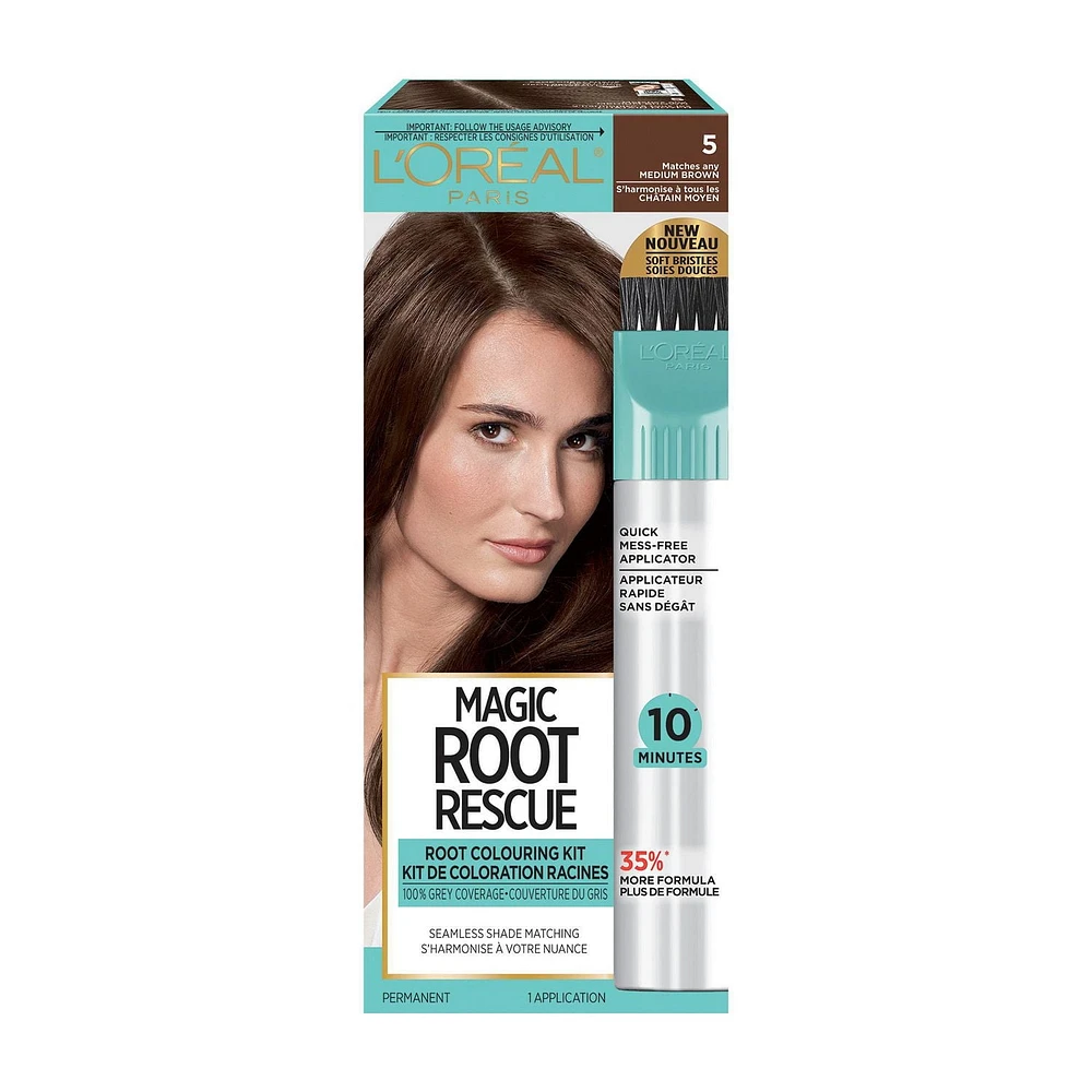 L'Oréal Paris Magic Root Permanent, Retouche Permanente des Racines Couverture des gris à 100%