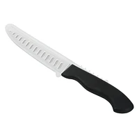 Couteau utilitaire Mainstays de 5 po en acier inoxydable avec manche en plastique noir