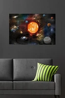 Orbiting Solar System Wall Poster, 22.375" x 34"