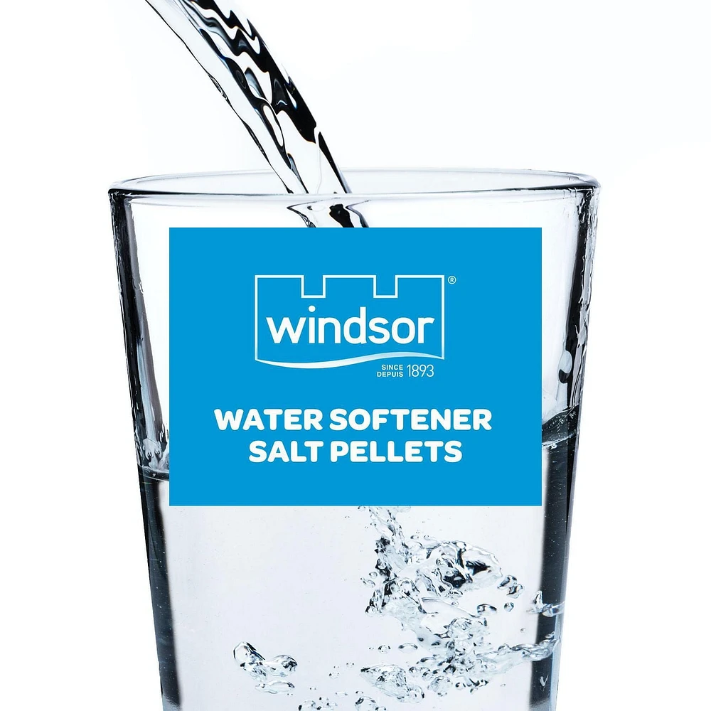 Pastilles de sel adoucisseur d'eau Clean & Protect de Windsor 18,1 kg