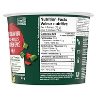 Knorr Pasta Cup Spicy Korean BBQ Noodle Made with 100% Real Vegetables & No Artificial Flavors or Preservatives, 73g, $3.47/73GR