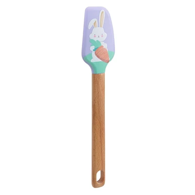 Way to Celebrate 12-inch Silicone Spatula, Rabbit, Purple