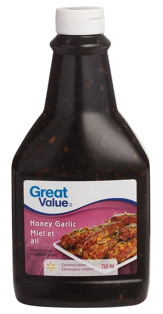 Great Value Honey Garlic Sauce, 750 mL