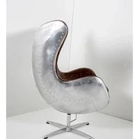 Fauteuil Egg SpitFire - Couleur marron
