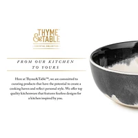 Bol à céréales rond en grès gris Thyme & Table Vaisselle