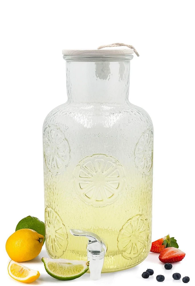 Hometrends Distributeur de citron Hometrends Distributeur de citron en verre