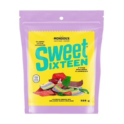 Sweet Sixteen Mélange Ruban Réglisse, Sac de 325g Bonbon Sweet Sixteen Mélange Ruban Réglisse - format 325g