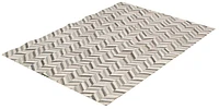 ECARPETGALLERY 5'2" x 8'0" Transitional Río Handmade Area Rug for Living Room, Dining Room and Bedroom in Grey