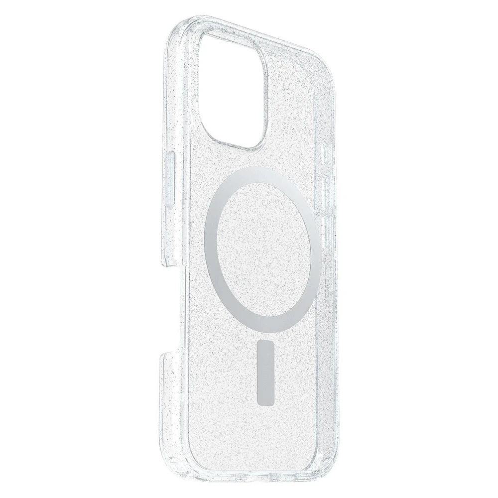 OtterBox Symmetry Clear MagSafe Case Stardust 3.0 for iPhone 16, OtterBox Cases