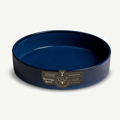 Bol rond de service en céramique Yellowstone, collection John Bol