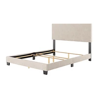 Celeste Modern Upholstered Queen Bed Frame with Headboard