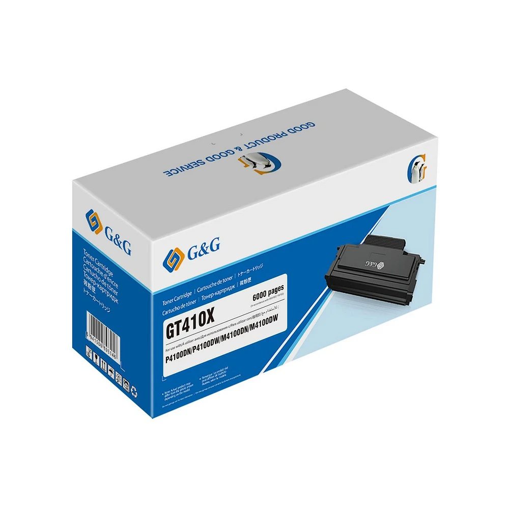 G&G GT410X Black Toner Cartridge,High Yield