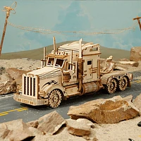 ROKR Heavy Truck Scale Model 3D Wooden Puzzle MC502