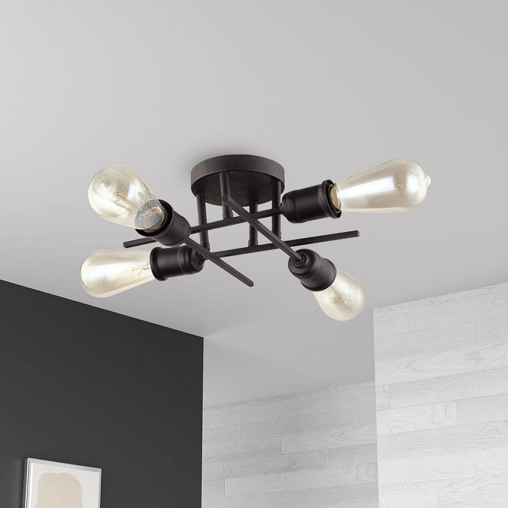 Dainolite NEB-184SF-ES Espresso Flush Mount