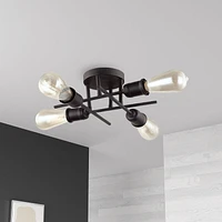 Dainolite NEB-184SF-ES Espresso Flush Mount