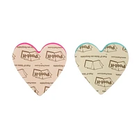 7350-HRT-C "POST-IT" SS PRINTED NOTES 8 PACKS/CASE : 3 IN X 3 IN, Post-it Super Sticky Notes 7350-HRT-C