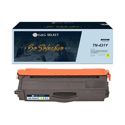 G&G Select Brother TN-431 Nouvelle cartouche de toner jaune compatible