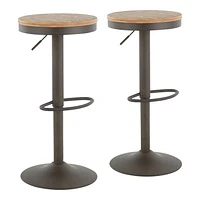 Tabouret à hauteur de bar Dakota de LumiSource, Ensemble de 2