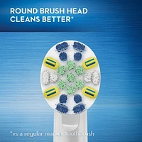 Oral-B Vitality FlossAction Electric Rechargeable Toothbrush with 2 Brush Heads, 2 FlossAction brush heads, Rechargeable handle, charger
