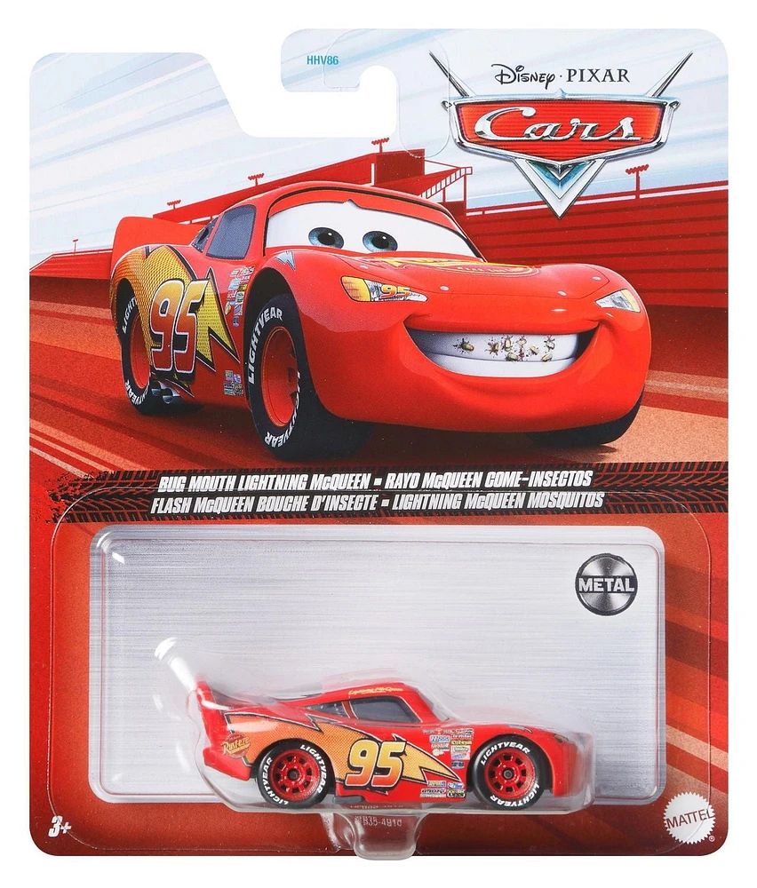 Disney and Pixar Cars Die-Cast Singles Lightning Mcqueen, 1:55 scale Fan Favorite Vehicle