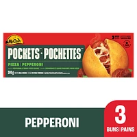 McCain® Pizza Pockets® Pepperoni, 3 x 100g