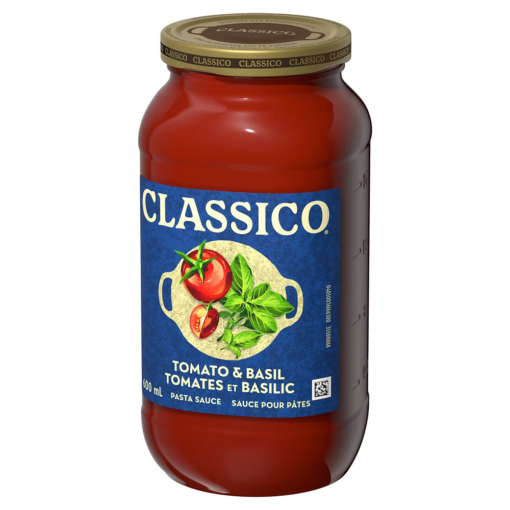 Classico Tomato & Basil 600ML, Classico Tomato & Basil 600ML